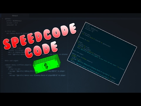 [SpeedCode] Skript #1 - Système de Money [FR]