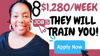 8 Paid Training Work from Home Jobs 2024 (Hiring Immediately)