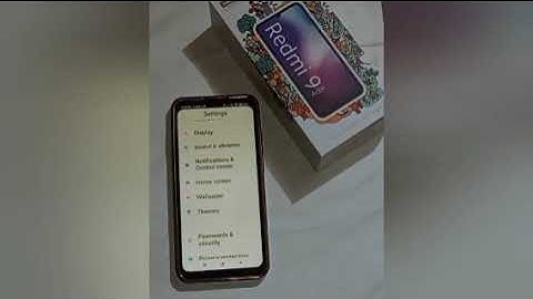 how to unhide notch in redmi 9 activ