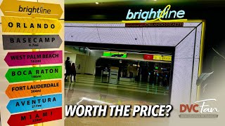 Riding the Brightline Train from Orlando to Miami! - Is it Worth the Cost for Your Disney Vacation?