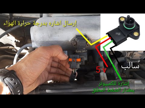 اعراض تلف حساس map حساس الضغط المطلق  manifold absolute pressure sensor 