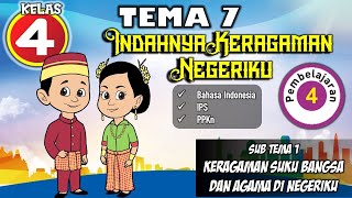 KELAS 4 TEMA 7 SUBTEMA 1 PEMBELAJARAN 4 || INDAHNYA KERAGAMAN NEGERIKU
