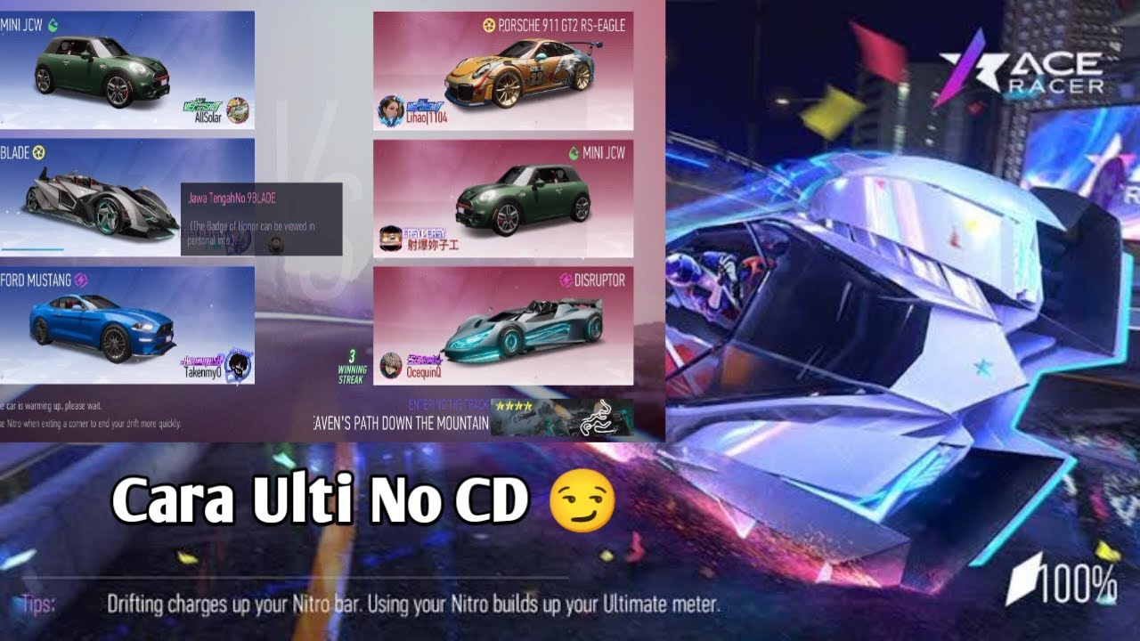 Ace Racer [ Blade ] Jawa Tengah No 9 Ranked Mode - Map Heaven Path ...