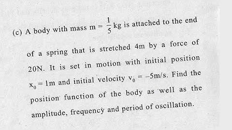 Bsc Hons Maths 1st year sem 2 Ordinary Differential Equations (ODE) PYQs solved Question  4 c
