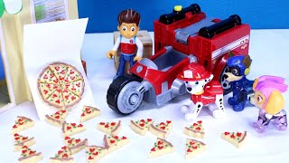 PAW Patrol Marshall's Super Trike Pizza Delivery Disaster! Best Funny Toys Videos for Kids!