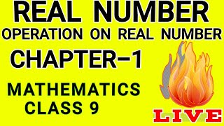 REAL NUMBER || OPERATION || CLASS-9 || @Niyaz Sir