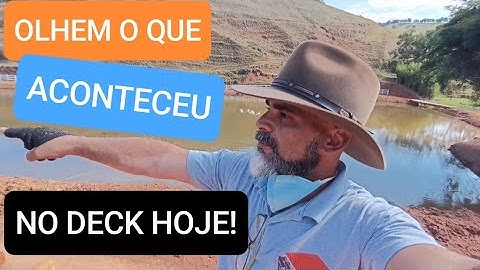 CONTRUÇÃO DO DECK NO SÍTIO DO GUTO ETAPA DO GUARDA CORPO