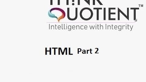 ThinkQuotient Pre Placement Kit HTML Part 2