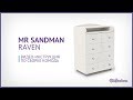 Комод с пеленальным столиком Mr Sandman Raven - инструкция по сборке