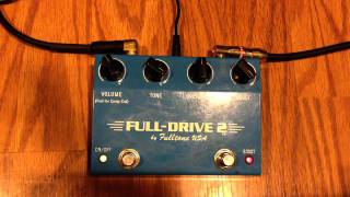 Fulltone Fulldrive 2 with Comp Cut - YouTube
