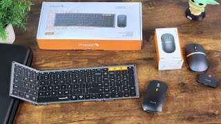 ProtoArc XKM01 Foldable Full-Size Bluetooth Keyboard & Mouse Combo Review!