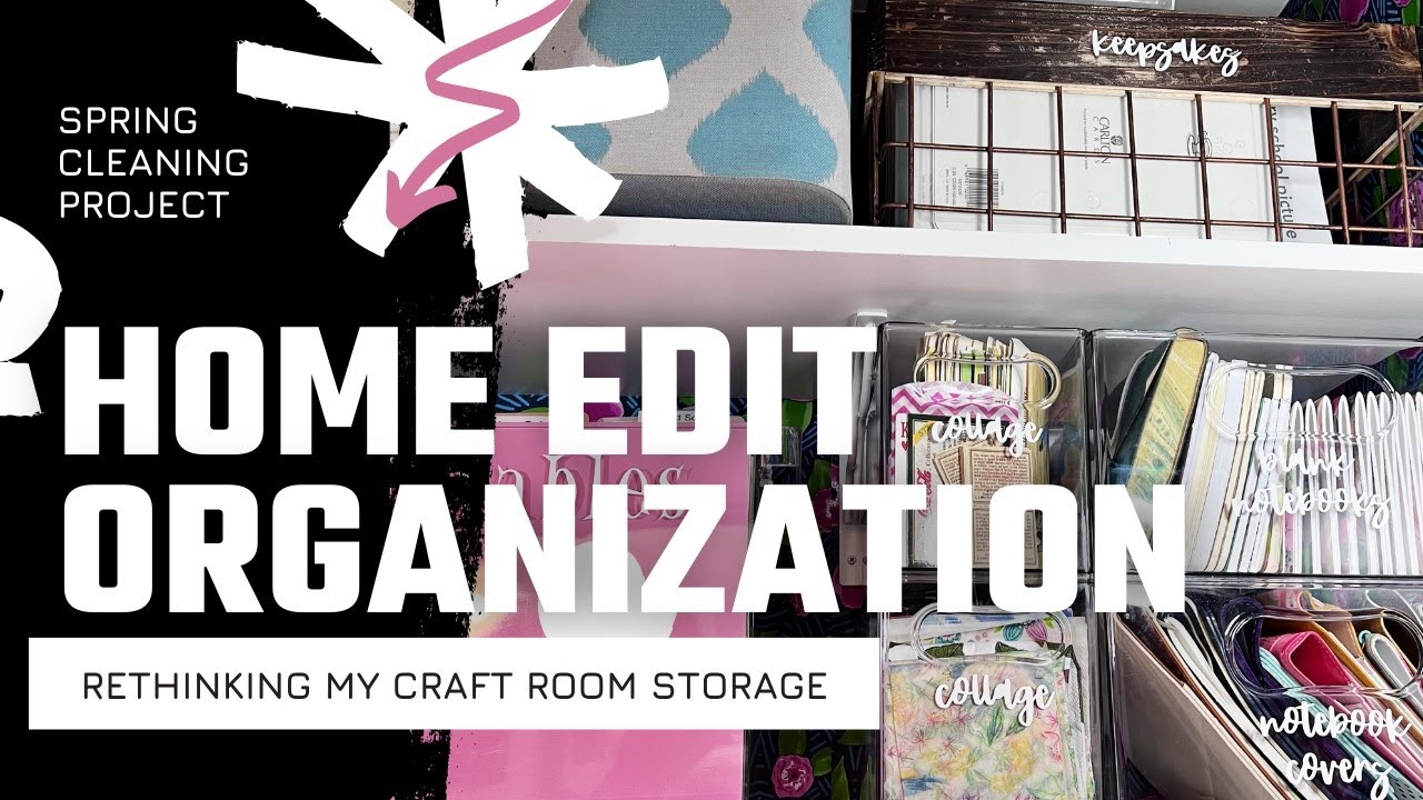 Craft Organization via Storage Closet - My Mess Organized