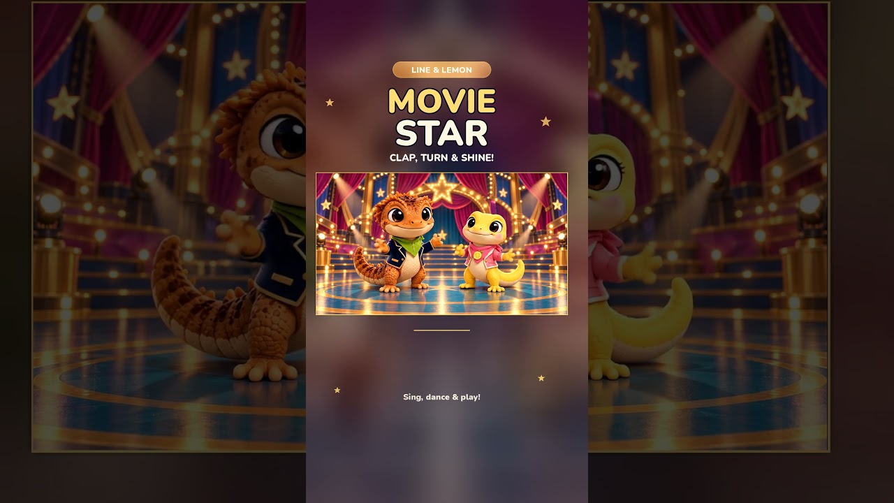 Clap, Turn & Shine! | Movie Star | Line & Lemon #Shorts