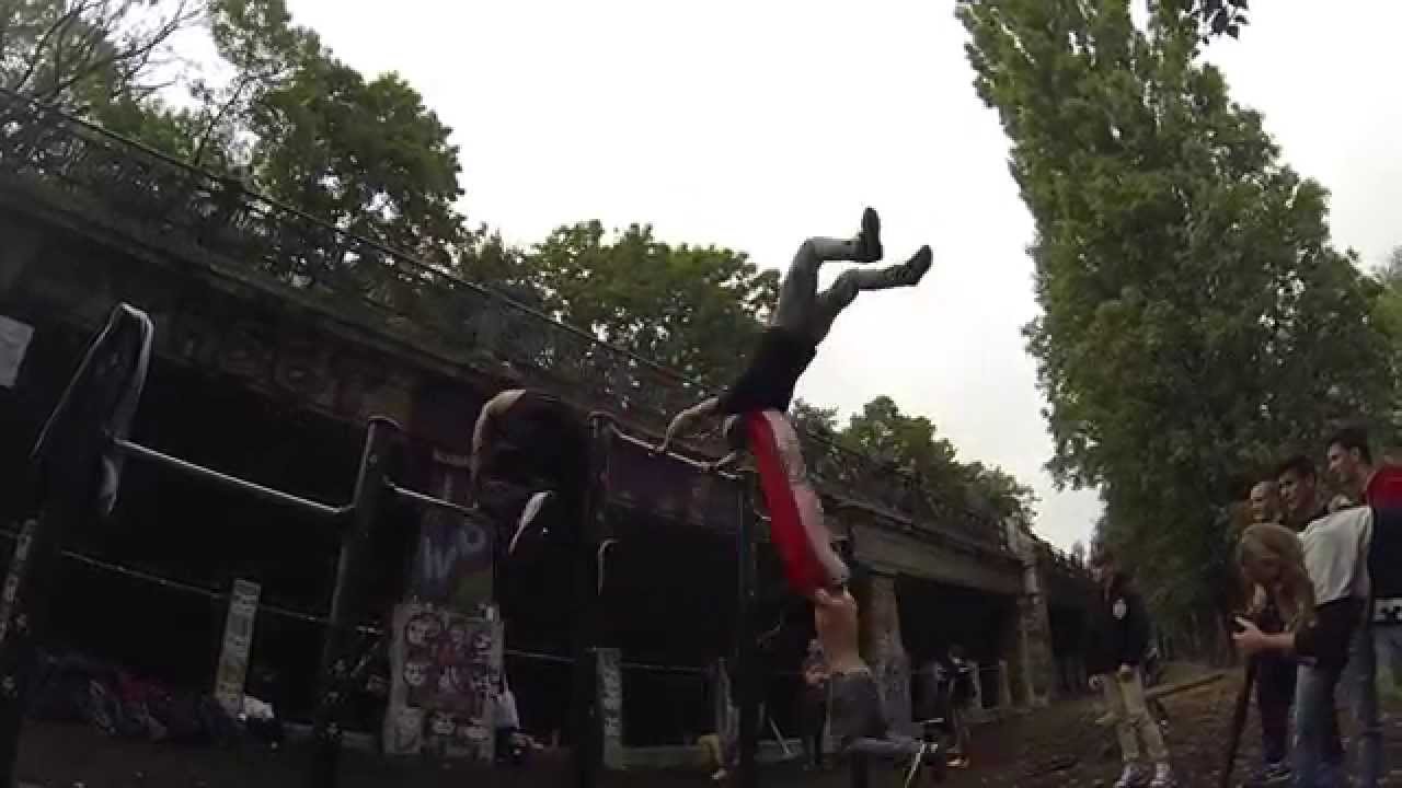 International Street Workout Vienna Austria - Training Video - Autumn 2015 - 48 calisthenics full body workout