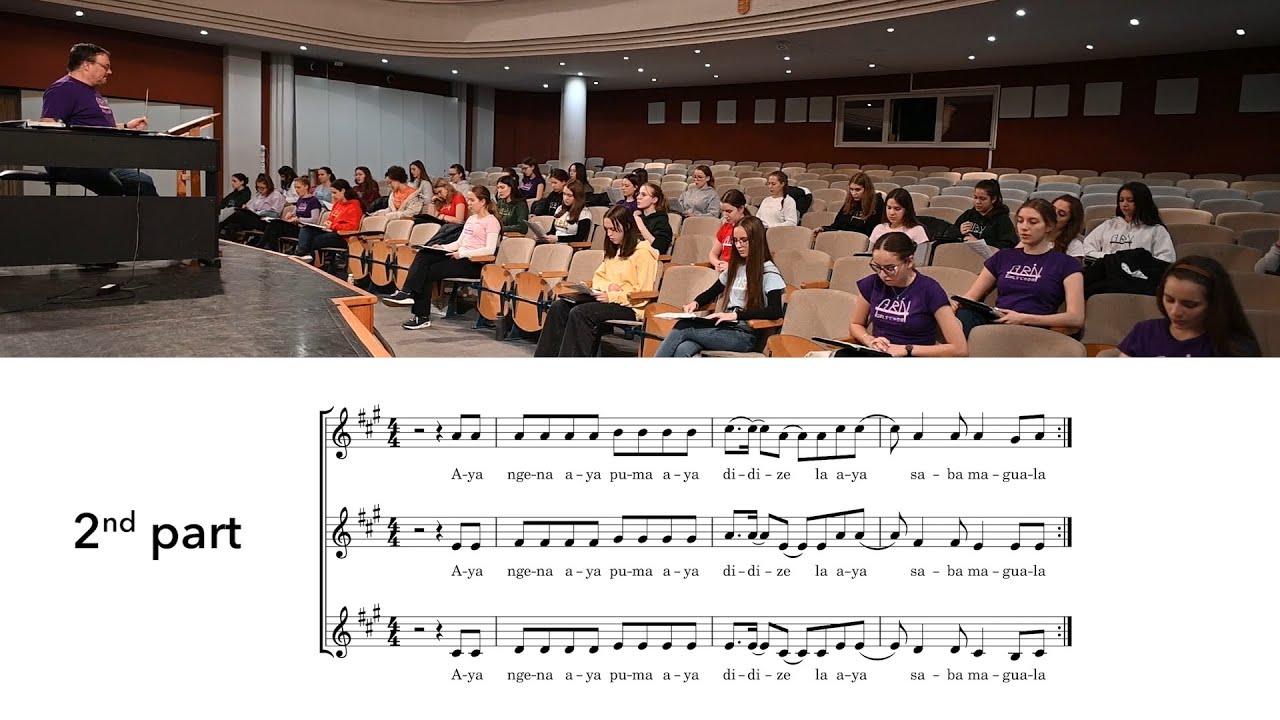 Learn 'Aya ngena' with the Aurin Girls' Choir