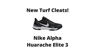 New Nike Alpha Huarache Elite 3 Turf Cleats Review Sky View