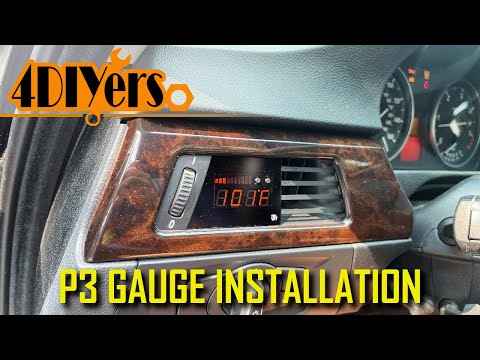 How to Install a P3 Gauge in a BMW 3 Series