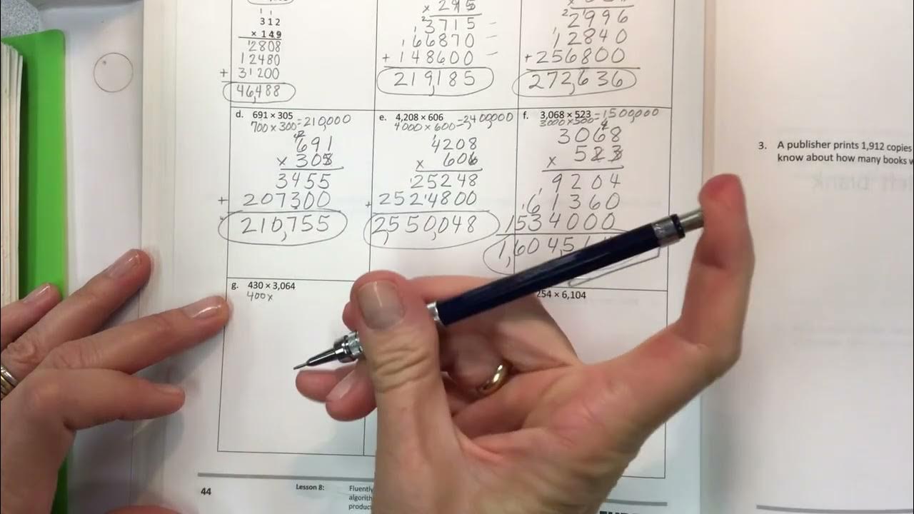 eureka math grade 5 module 2 lesson 8 homework