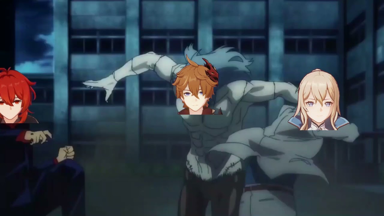 Jean X Diluc vs Childe