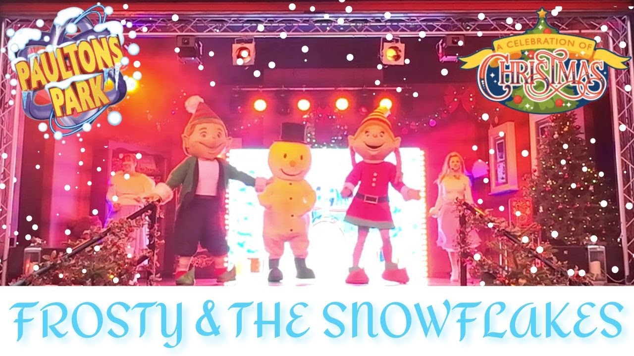 Фрости и снежинки. Празднование Рождества 2025 года в парке развлечений Paultons Park, где находи...