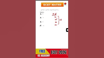 FREE ECET2026 Maths Classes 🚀 | Score High with Smart Tricks | Q-45 Fully Explained,#freeecet