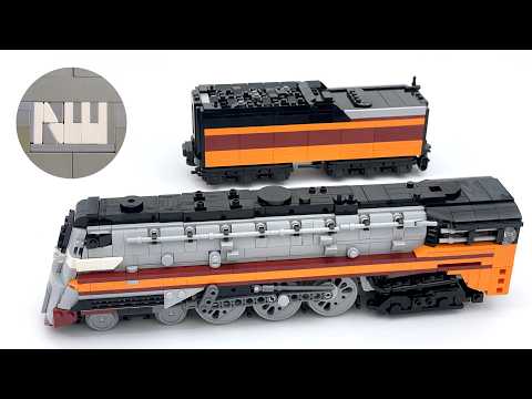 Hiawatha: #lego ~1:48 Streamlined Milwaukee Road F7 4-6-4 Hudson (Not PF)