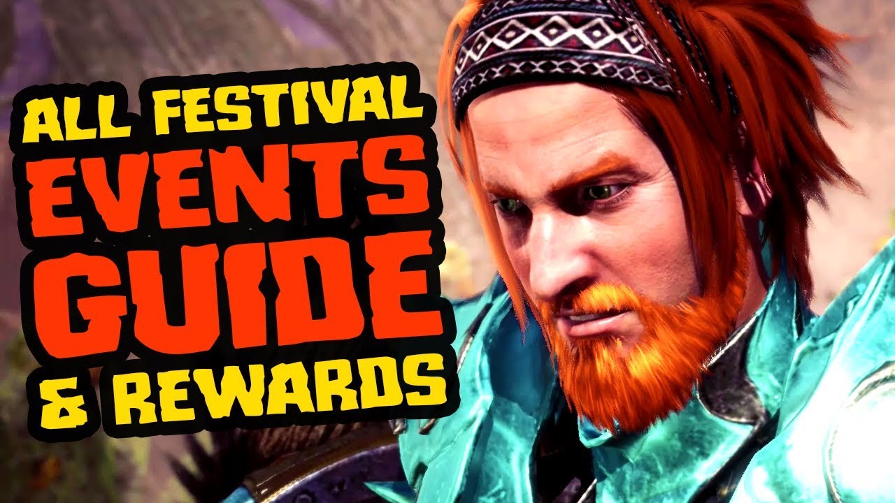 Monster Hunter World All Event Festival Rewards Guide Youtube