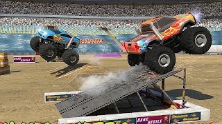Monster Truck Speed Stunts 3D - Gameplay Android screenshot 4