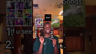 2010’s Songs VS 2024 Songs! #2010 #2024 #music #quiz