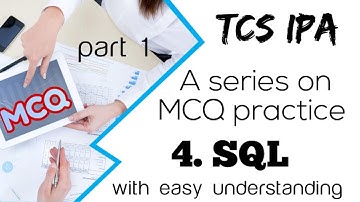TCS Xplore 2023 ( iON proctored Assessment ) - MCQ on SQL part 1 clear concept#tcs #tcsxplore #tcs