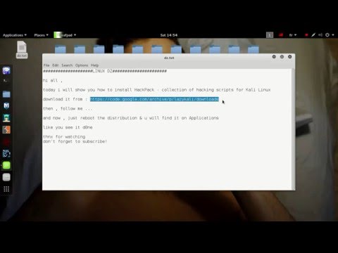 [LINUX DZ] : Install HackPack - Collection Of Hacking Tools For Kali Linux