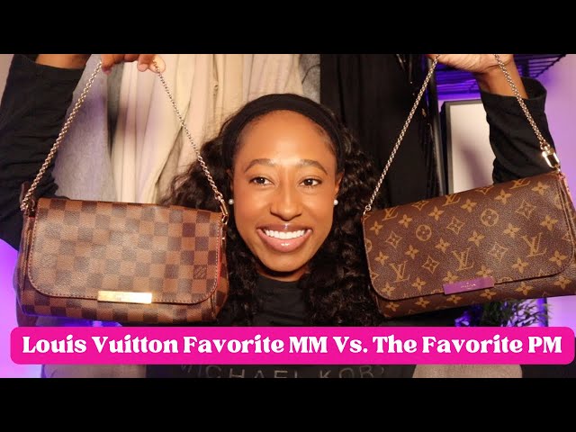Louis Vuitton Favorite MM vs Favorite PM, Comparison Video