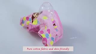 4 Pieces/Lot New Design Children Girl Panties Cotton Soft Pretty Cartoon Child Underwear For Kids Bo screenshot 5