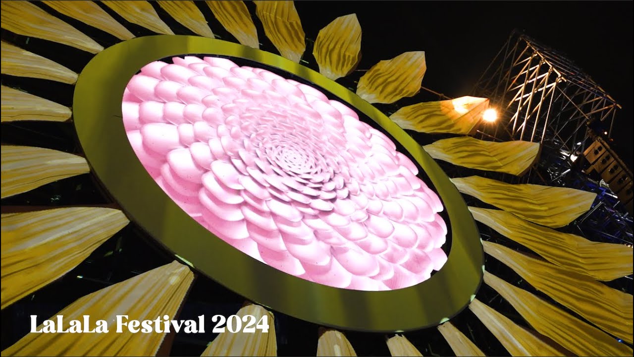 LALALA FESTIVAL 2024 | Flowers Frame Proejction | HIGHLIGHTS
