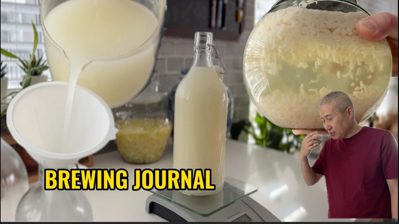 Sweet Fermented Rice to Rice Wine :A Homemade Brewing Journey - YouTube