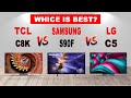 TCL C8K vs Samsung S90F vs LG C5 | Best 4K TV Battle 2025 | OLED vs Mini-LED Showdown