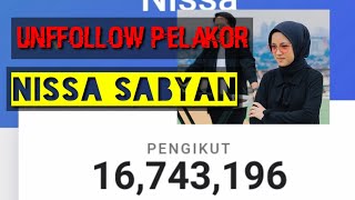 Live Unfollow Instagram Nissa Sabyan
