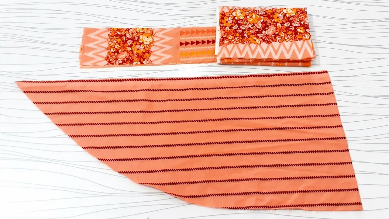How To Small Fabric Pieces Make Stylish Shirt and Skirt  For Girls ll By Pakistani Fashion Designer