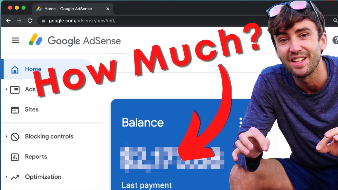 How much can you earn from AdSense on ?