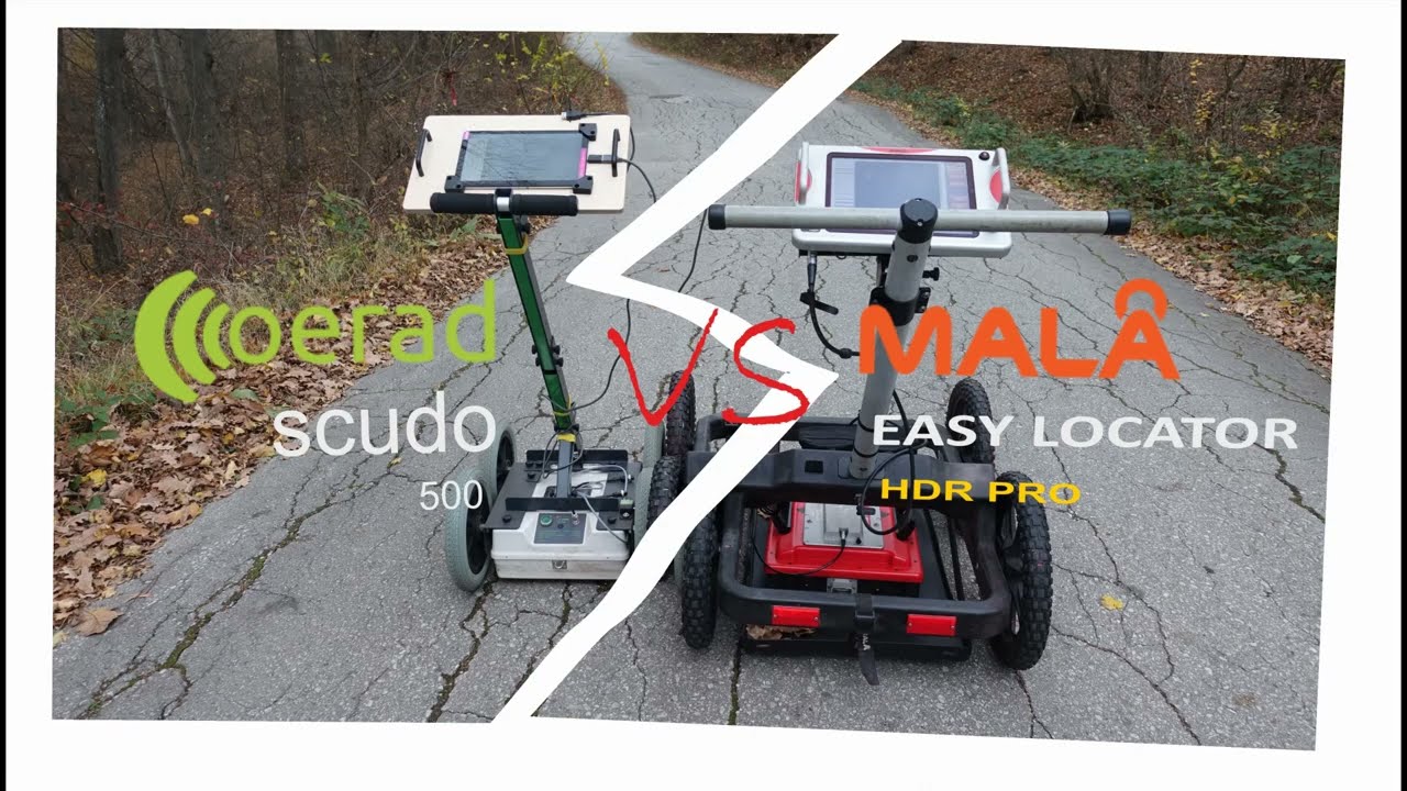 6000 vs 20 000 USD  Ground Penetrating Radar GPR   Mala Easy Locator HDR Pro vs Oerad Scudo 500