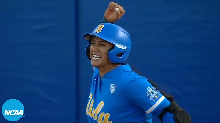 UCLA's Megan Faraimo gets out of pitching jam, the...