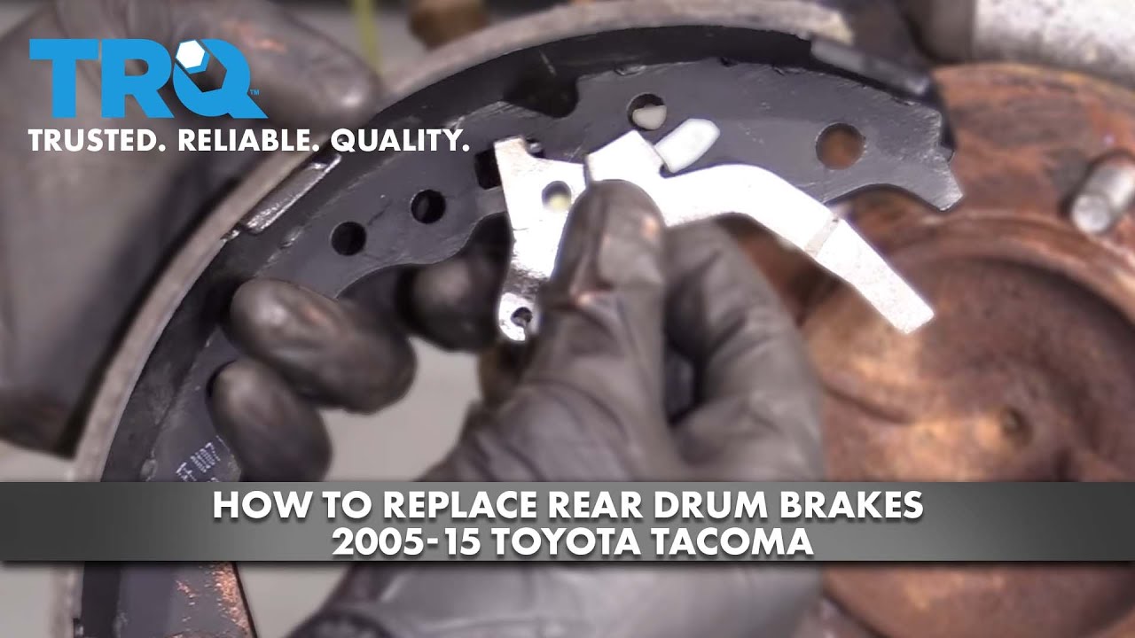 How To Replace Rear Drum Brakes 05-15 Toyota Tacoma