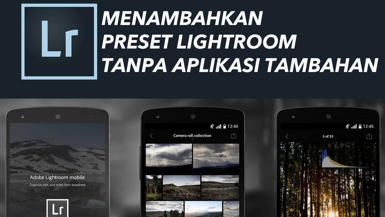 Cara Mudah Memasukkan Preset Lightroom Di Android - Inwepo