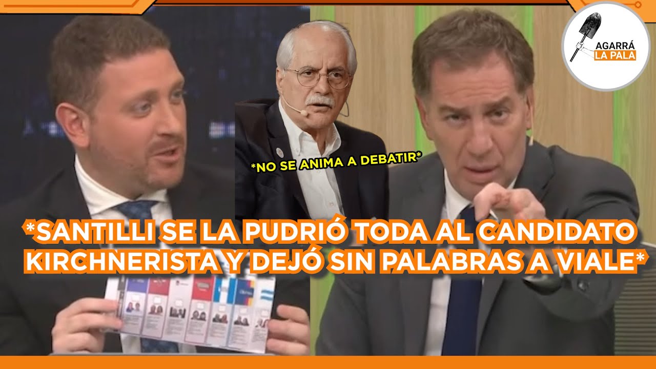 SANTILLI SE LA PUDRIÓ TODA A CANDIDATO KIRCHNERISTA Y DEJÓ MUDO A VIALE: "LO DESAFÍO AL DEBATE"