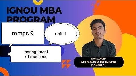 ignou mmpc 9 block 1  (unit 1 class) ! ignou mmpc 9 important questions