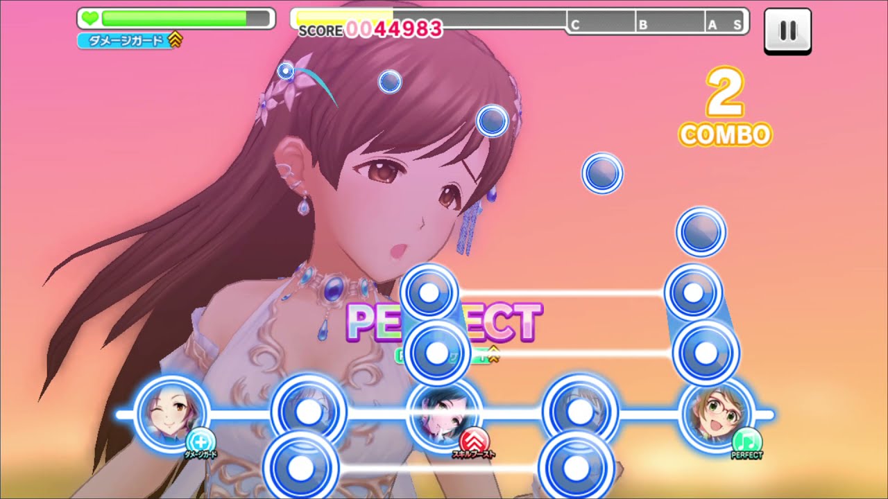 デアアウローラ で Secret Daybreak 標準3dmv Pro譜面 放置編成sランククリア デレステ 新田美波 速水奏 スキル発動演出off Memuplay Youtube