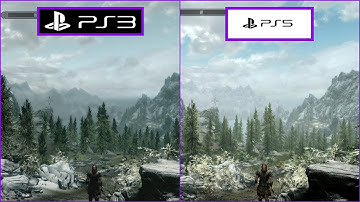 SKYRIM  PS3 VS PS5  GRAPHICS COMPARISON / COMPARATIVA GRÁFICA