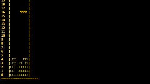 CLI Tetris demo