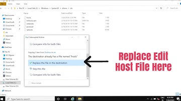How To Replace and Edit Host File In Windows 10/8/7 || How To Modify Host File In Windows 10/8/7.
