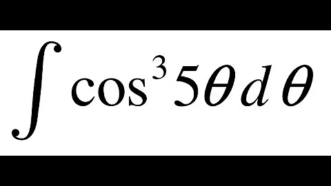 How to Integrate❓ cos³(5θ) using Substitution — Step-by-Step🧠